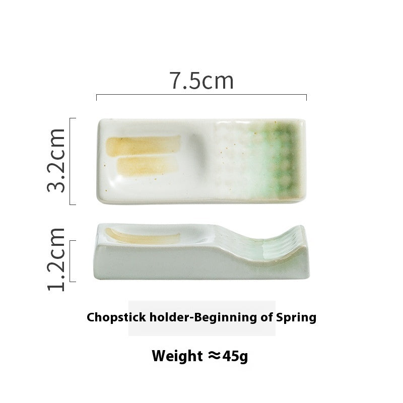 Ceramic Chopsticks Rest | Spoon & Soy Sauce Holder