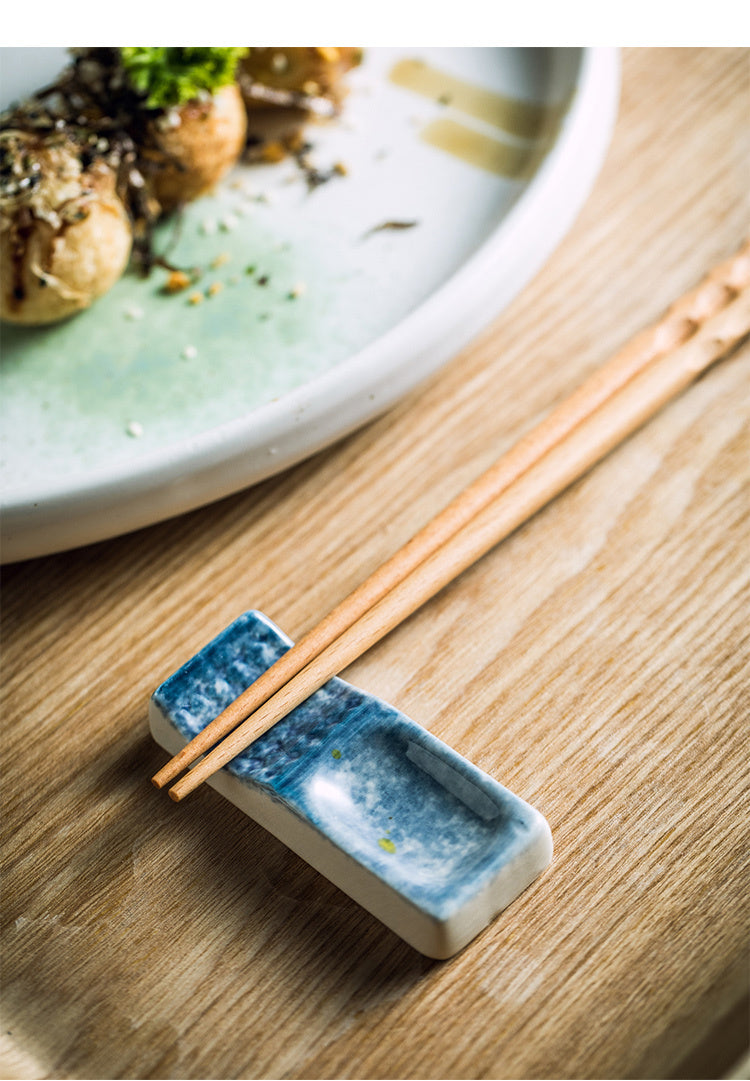 Ceramic Chopsticks Rest | Spoon & Soy Sauce Holder