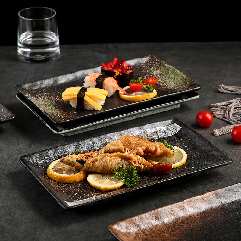 Ceramic Rectangular Sushi Plate