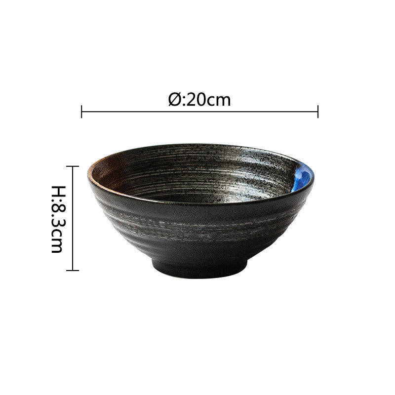 Retro Ceramic Poke Bowl 
