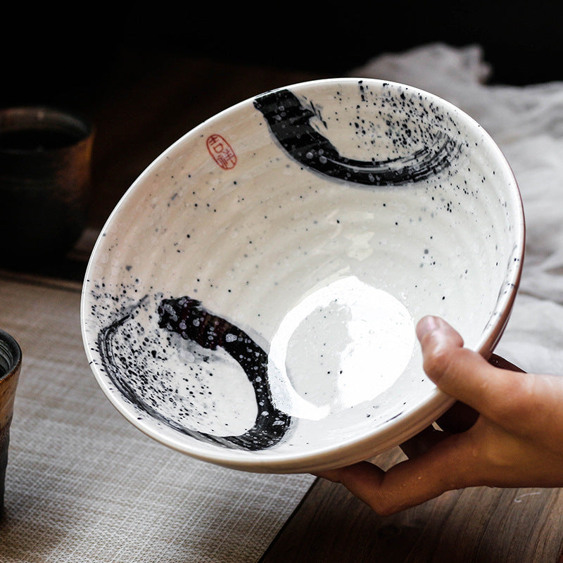 Retro Ceramic Poke Bowl 