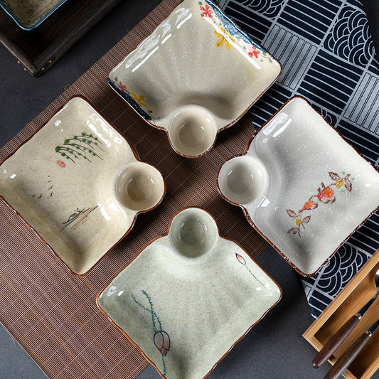 Hikari Ceramic Sushi Plate