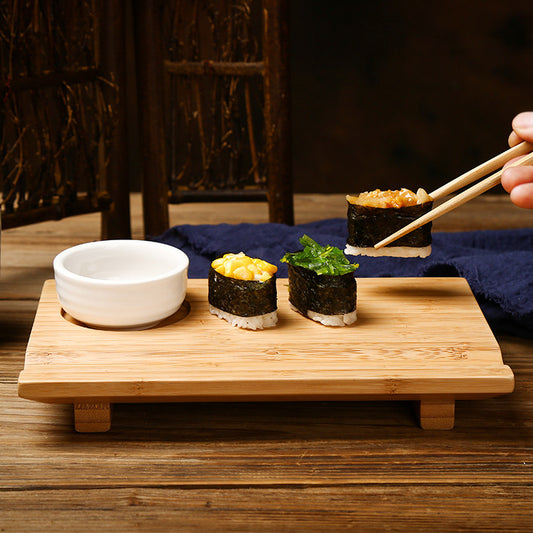 Zen Bamboo Sushi Plate