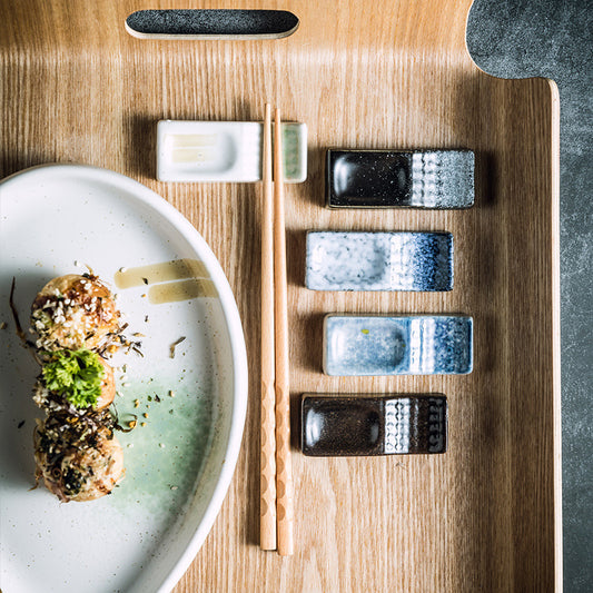 Ceramic Chopsticks Rest | Spoon & Soy Sauce Holder
