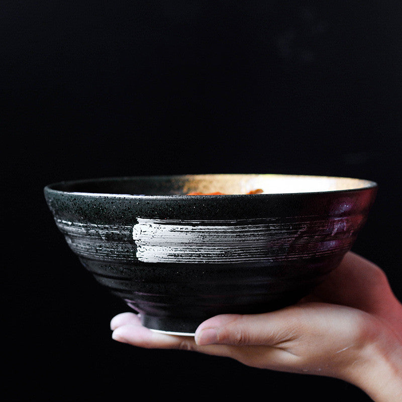 Retro Ceramic Poke Bowl 